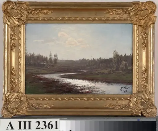 Jokimaisema, by Fanny Churberg