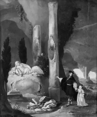 Fantastic Tomb in a Cave