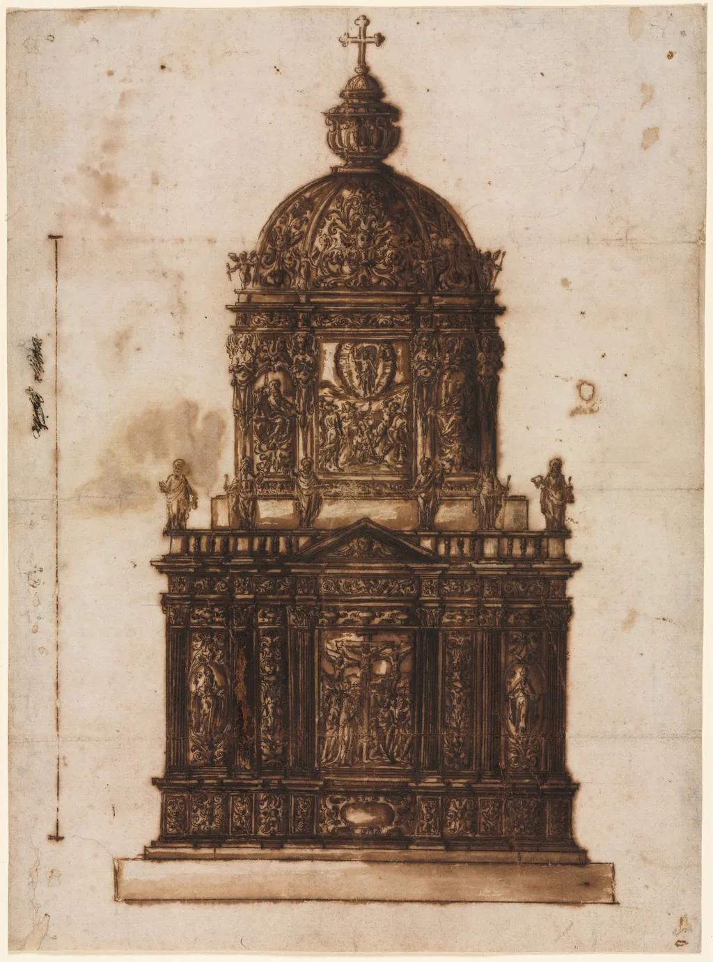 Design for a Ciborium, by Fantoni Family Workshop, 1604