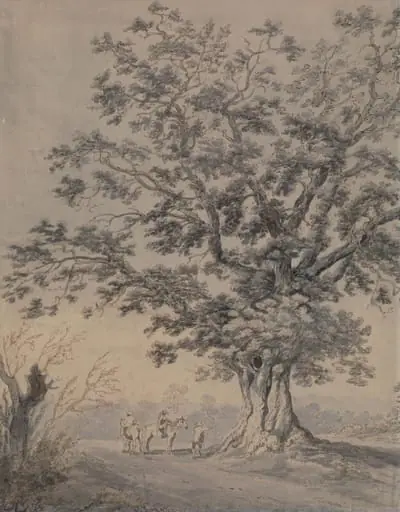 Lady Oak, near Cressidge,, by Farington