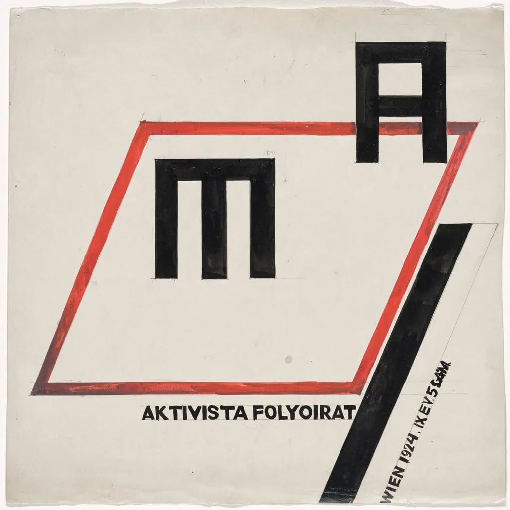 Untitled, by Farkas Molnár, gouache, 1924