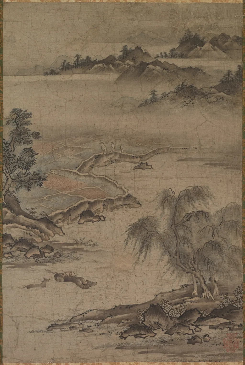 Farming and Herding Buffalo in Summer, unspecified, 1562