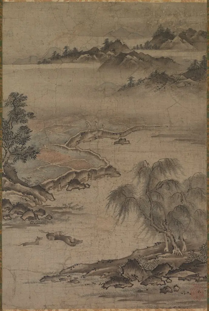 Farming and Herding Buffalo in Summer, 1562