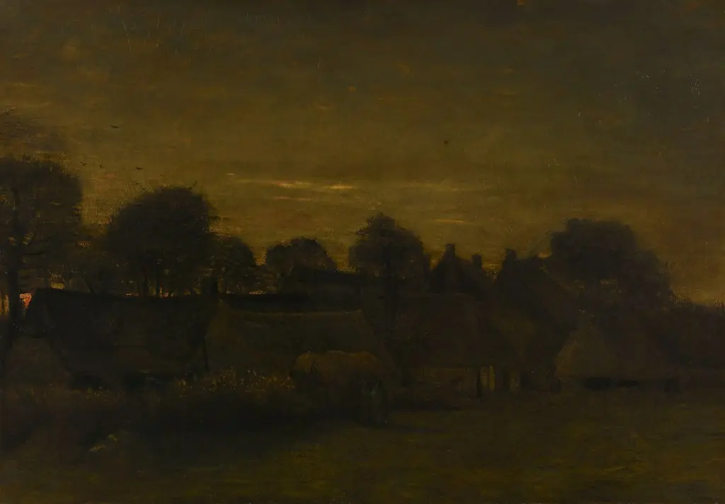 Farming Village at Twilight