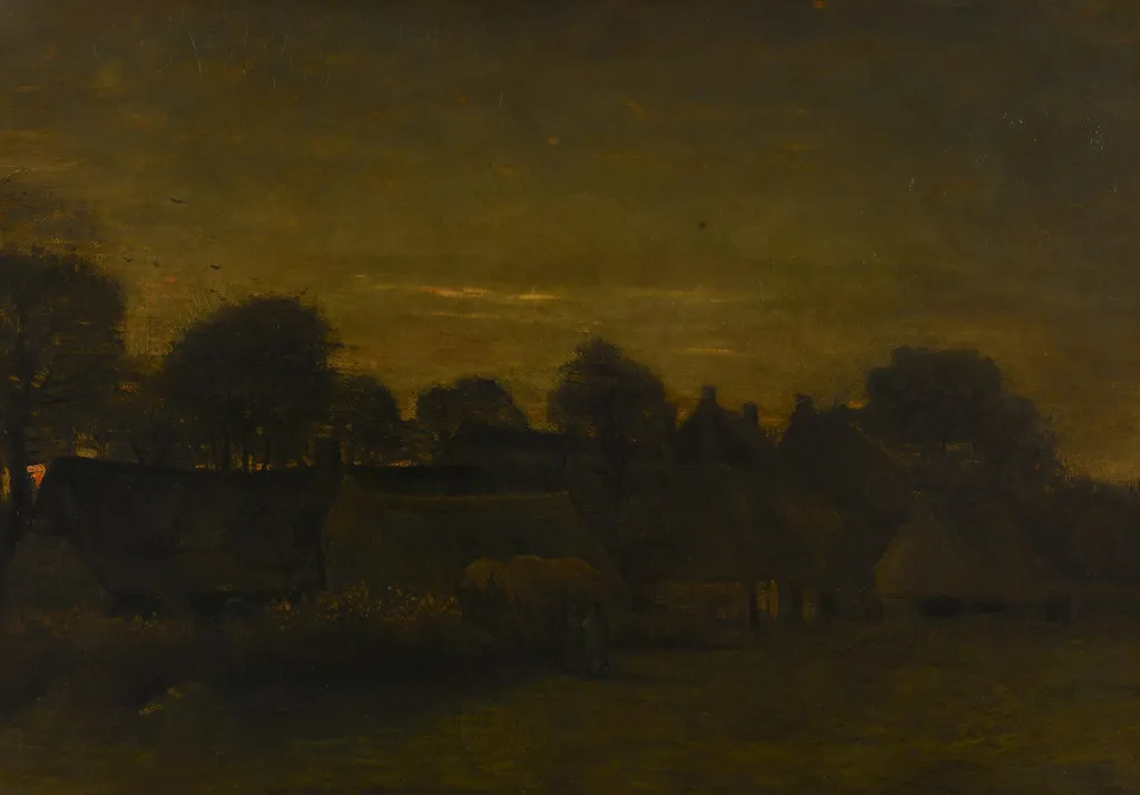 Farming Village at Twilight
