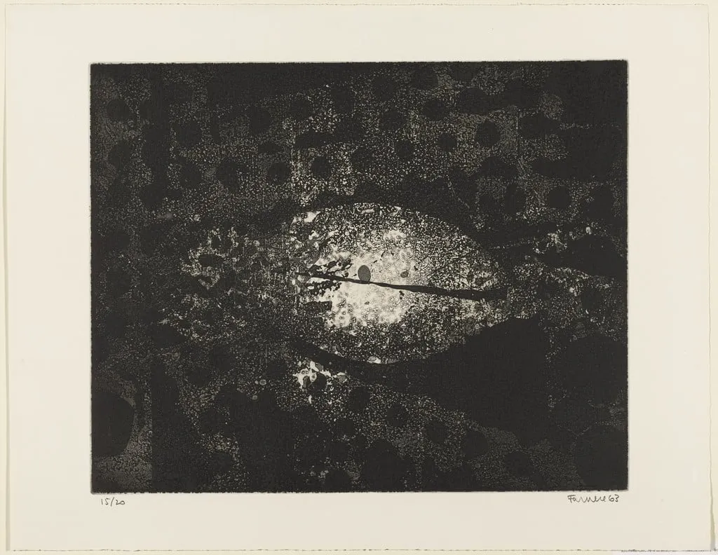 Untitled, by Farnese de Andrade-Neto, ink, 1963