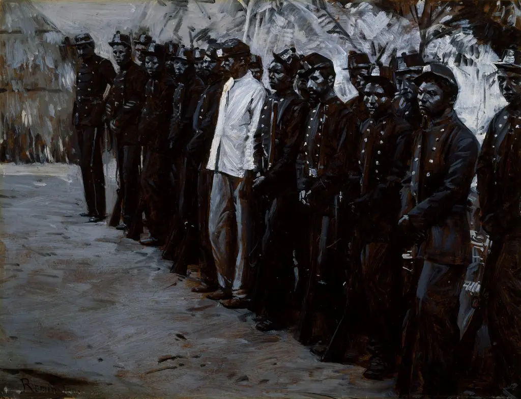The Venezuelan Guard at El Dorado, by Gilbert Gaul, unspecified, 1897