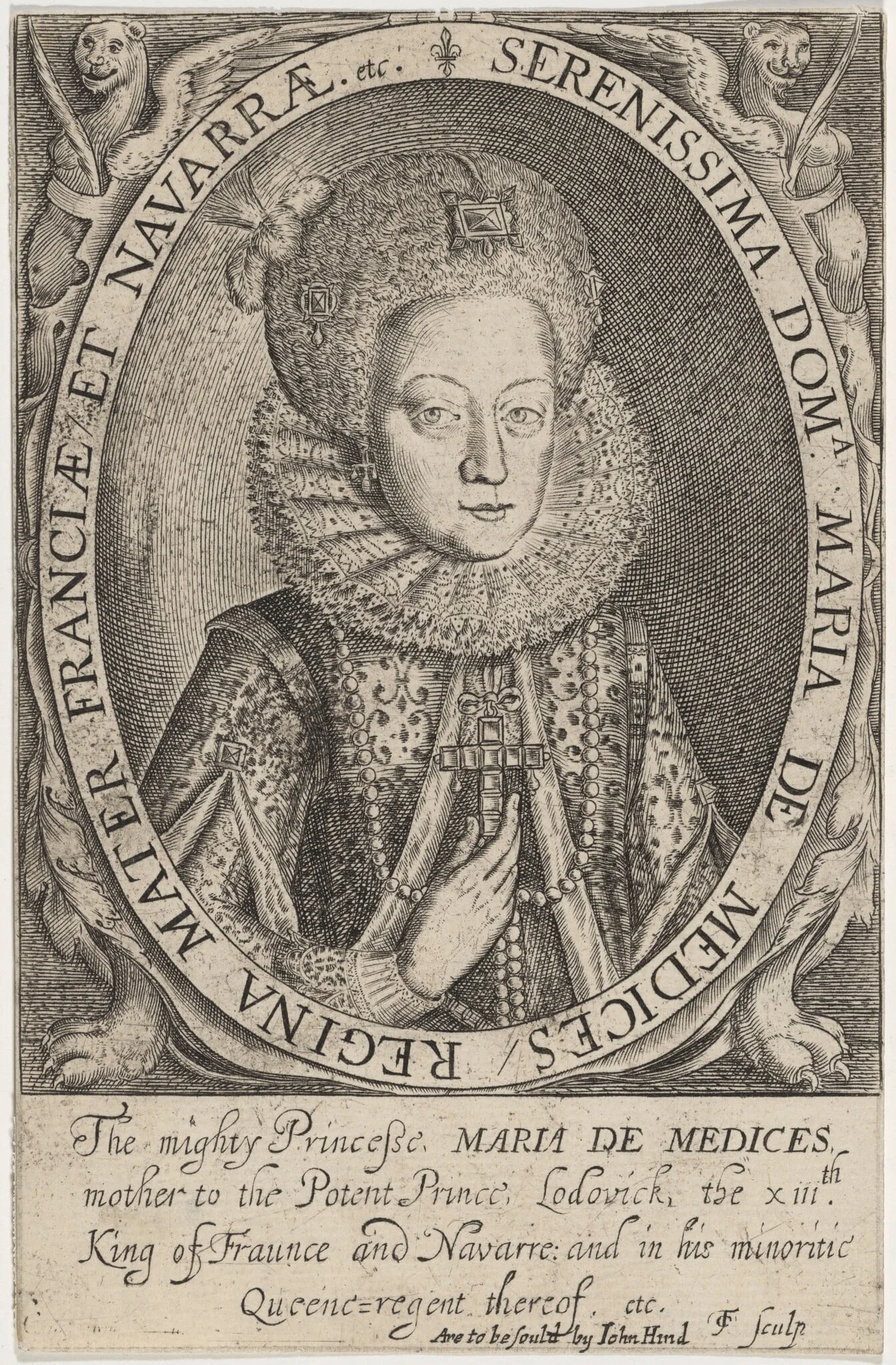Marie de Medici, Wife of Henry IV of France, detail