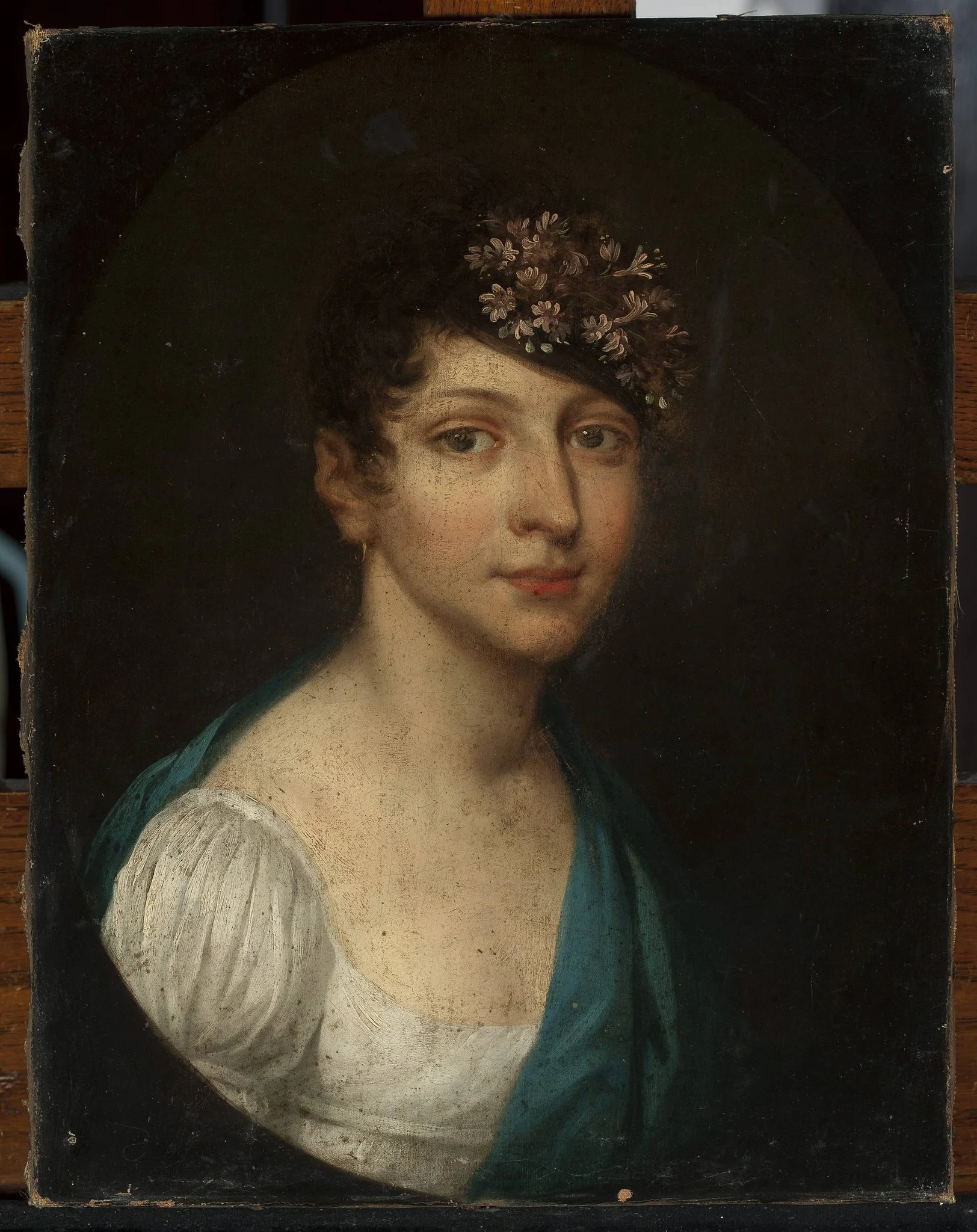 Portrait of Maria Żebrowska née Cieślik, detail