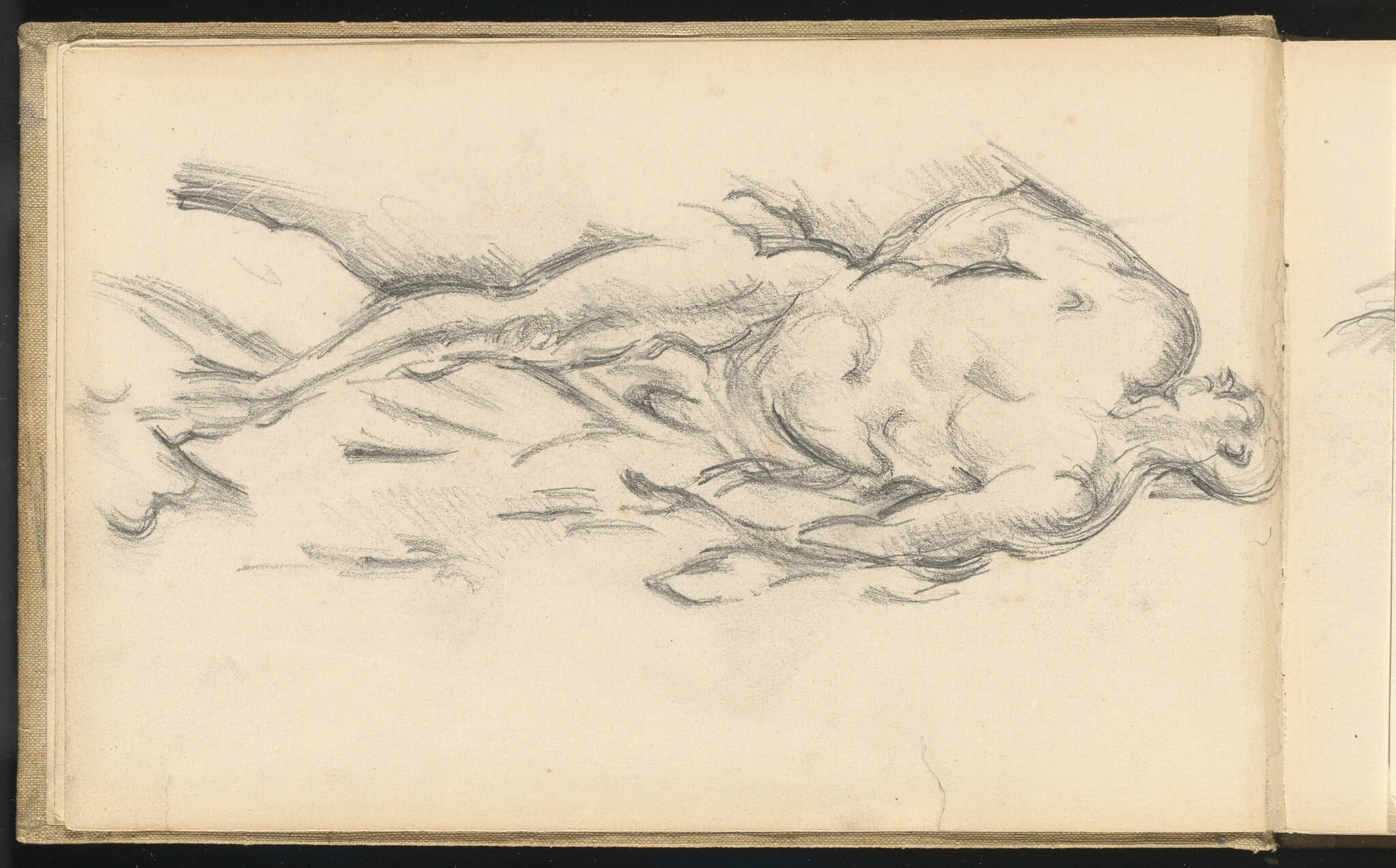 Study of Puget's "Milo of Crotona", detail