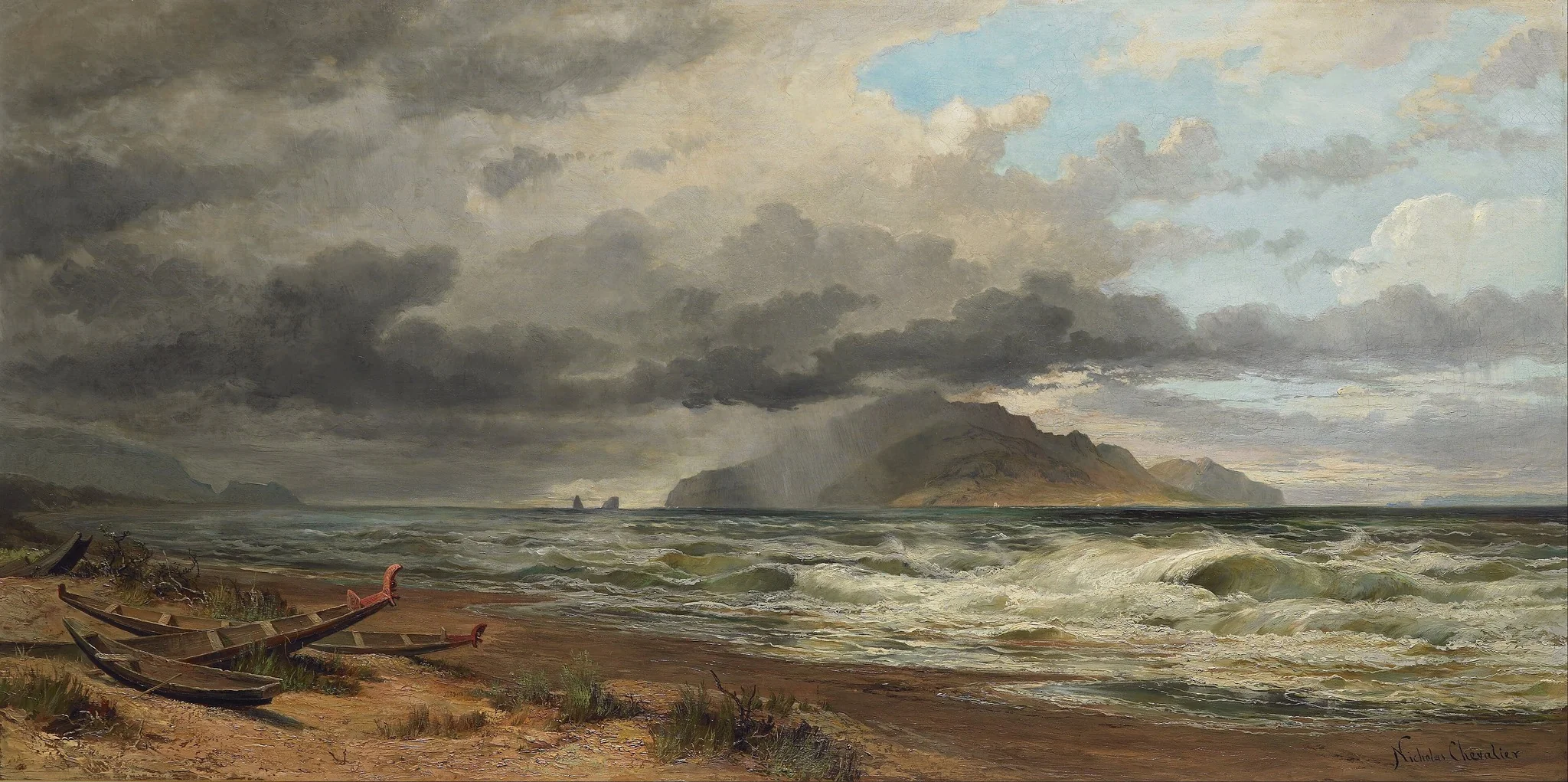 Cook Strait, New Zealand, detail