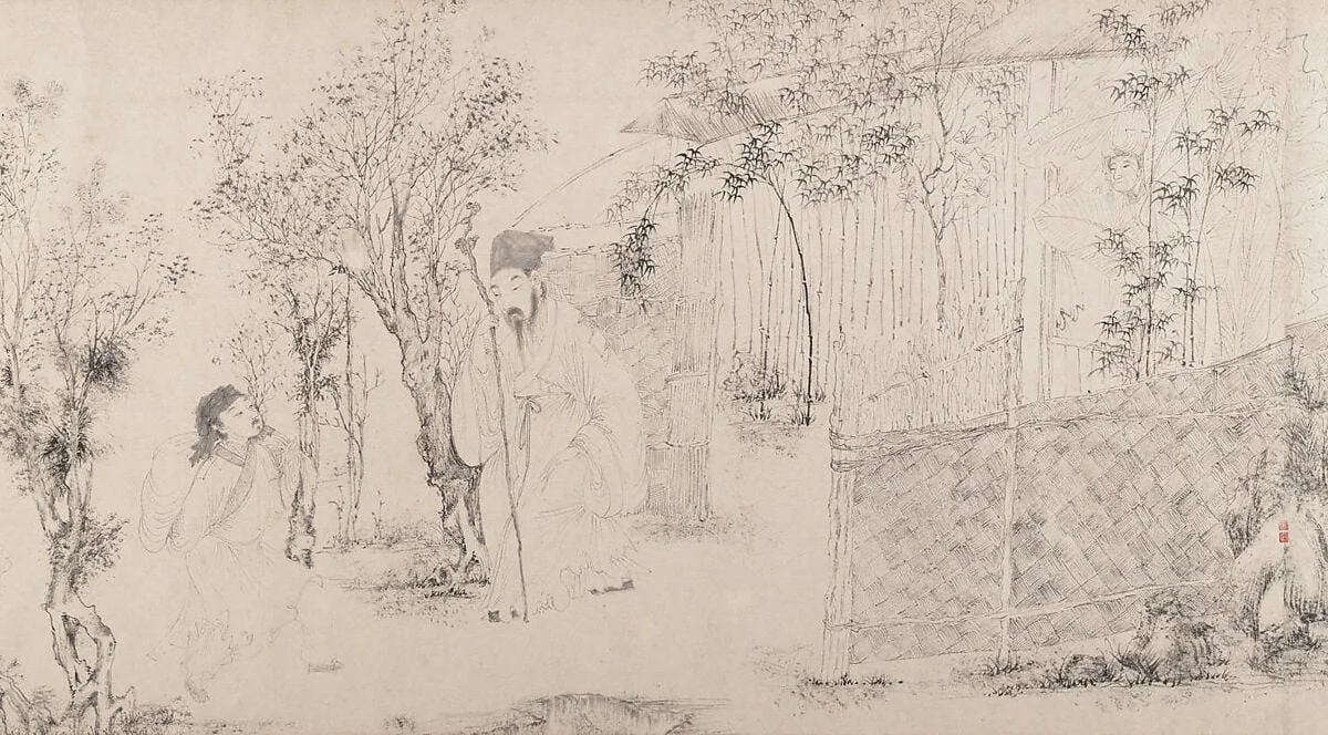 明 王上宮 忠孝圖 卷|Paragons of Loyalty and Filial Piety, detail