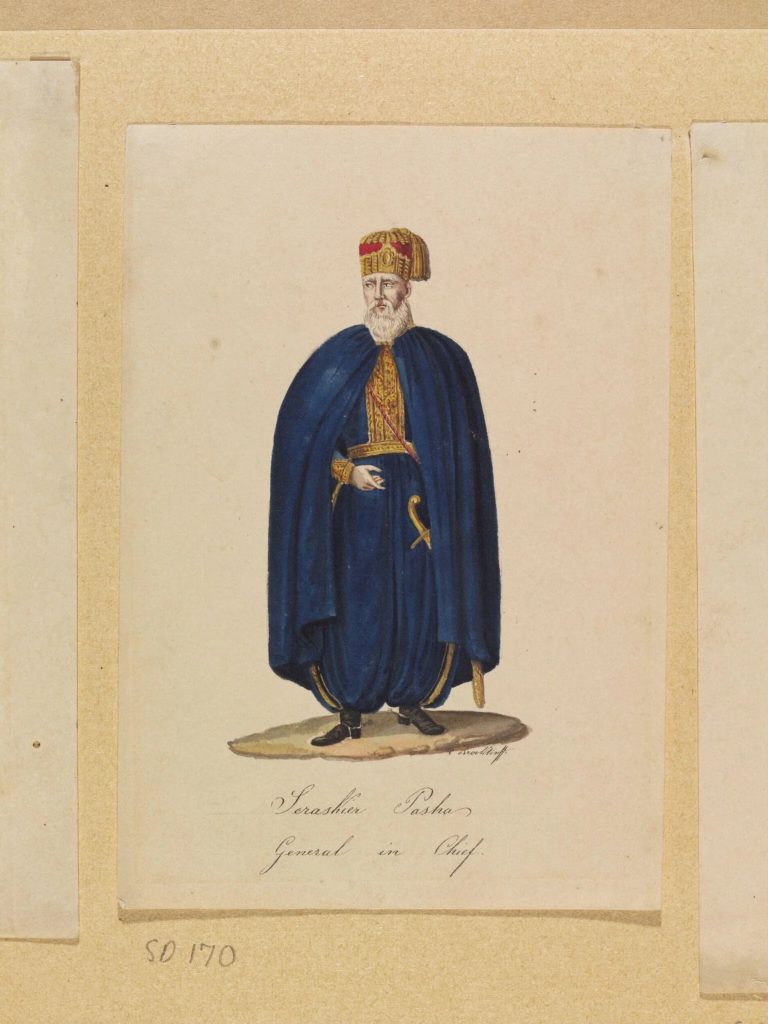 Seraskier Pasha General in Chief, detail