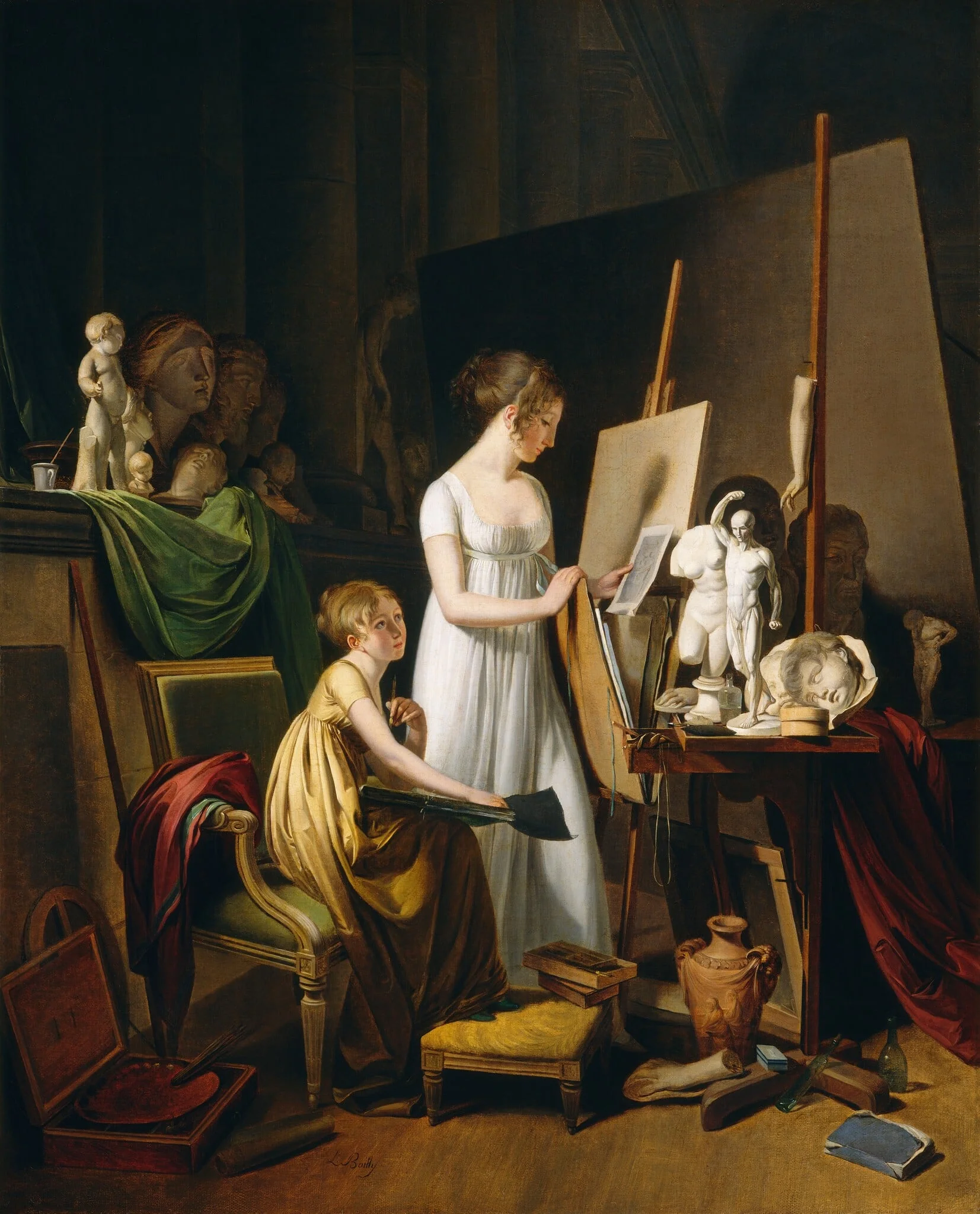 A Painter's Studio, detail