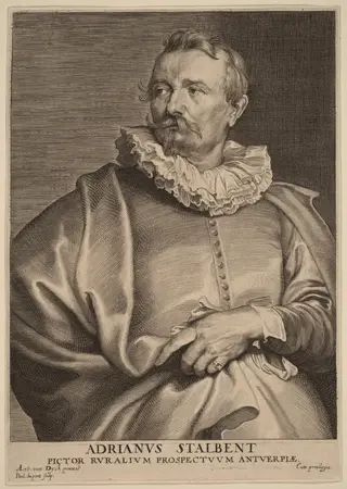 Adriaen van Stalbemt, by Paulus Pontius, ink, 1634