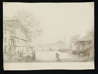 Kirkclisia [Kirklareli] 40 leagues from Constantinople, by Luigi Mayer, 1794
