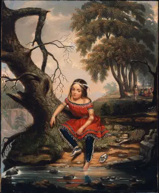The Stolen Child, by Cephas Thompson, oil, 1845
