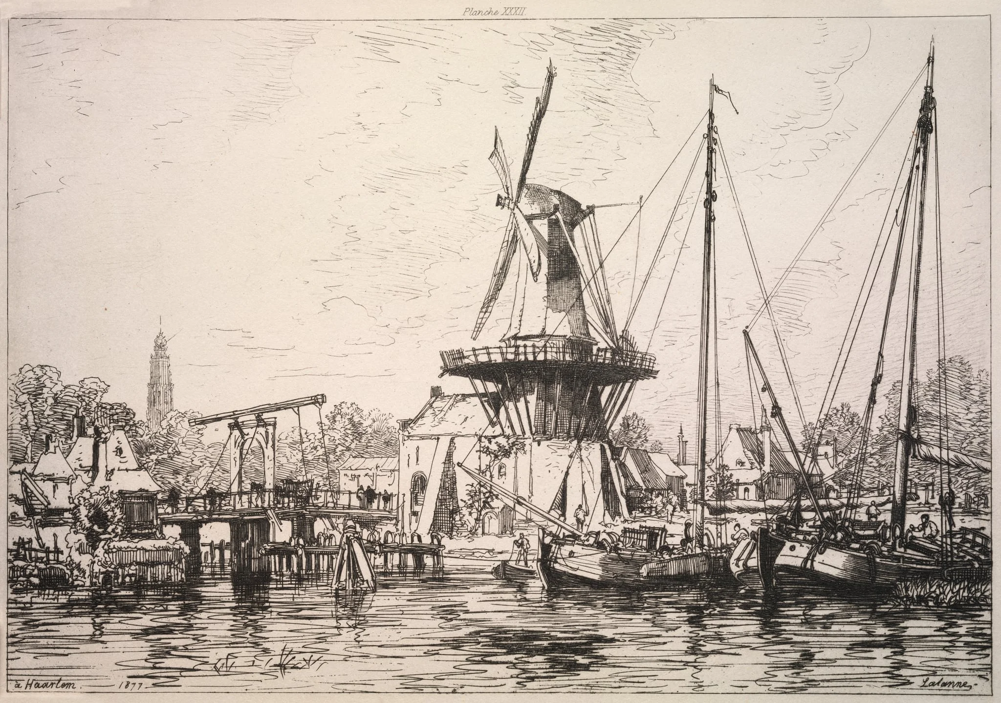 At Harlem (Holland), detail