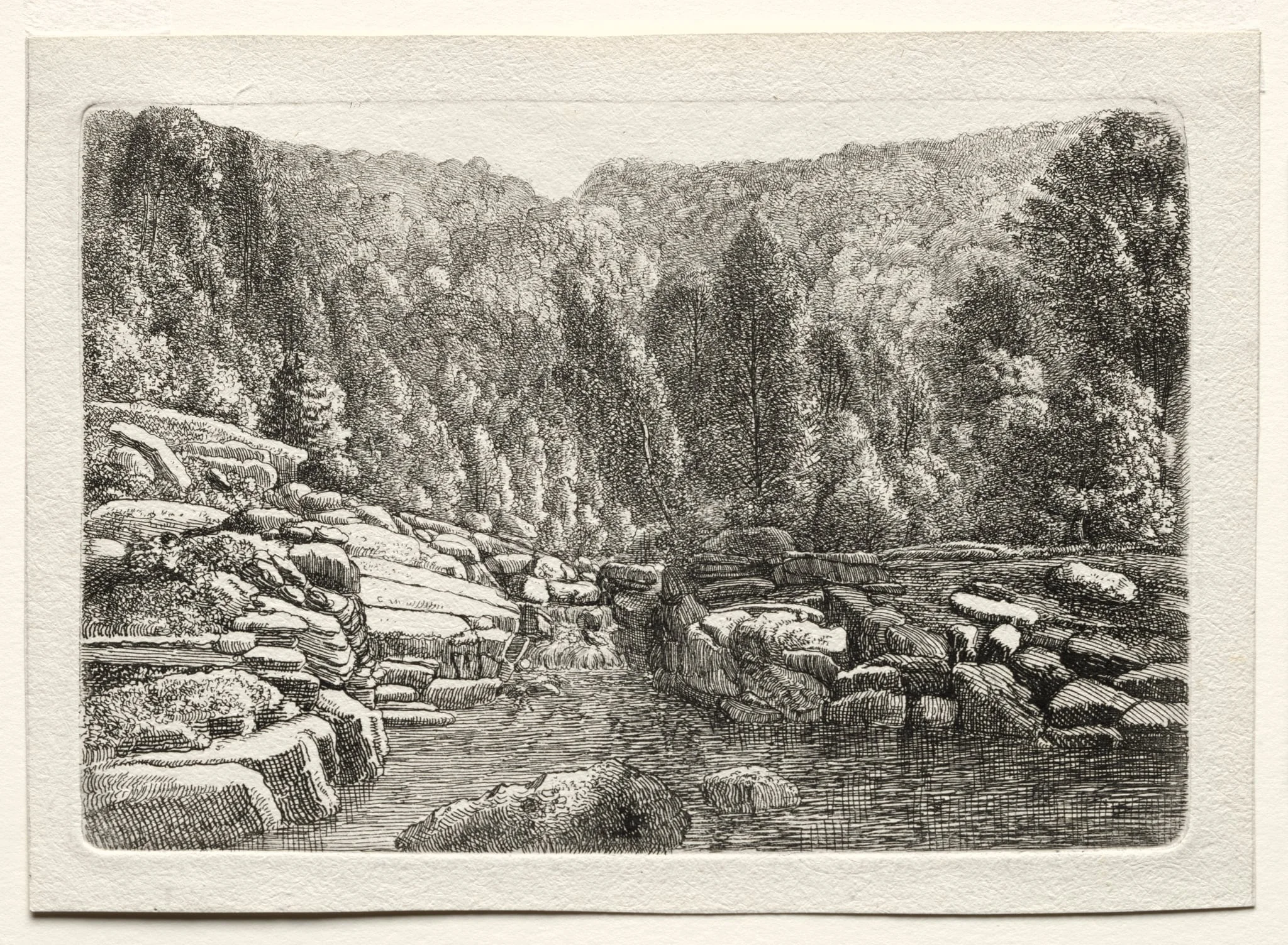 Water in the Mountains, detail
