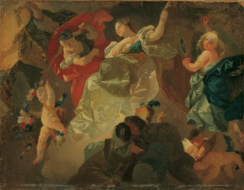 Virtues, by Josef Winterhalder der Jüngere, unspecified, 1765