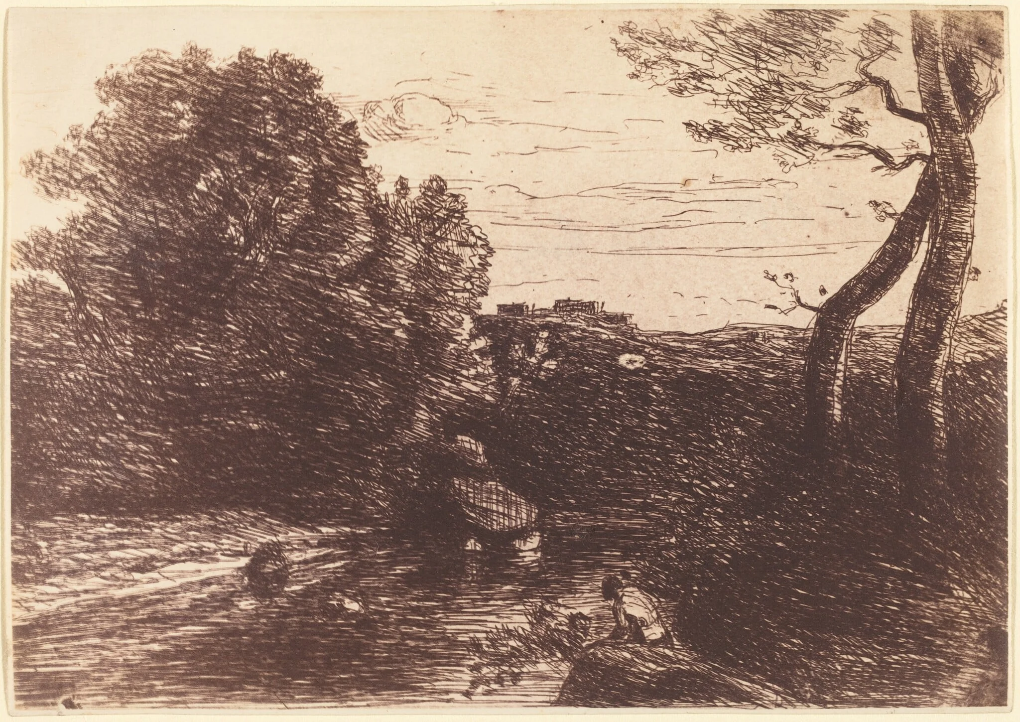 Shepherd's Bath (Le Bain du berger), detail