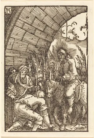 The Entry into Jerusalem, by Albrecht Altdorfer, ink, 1513