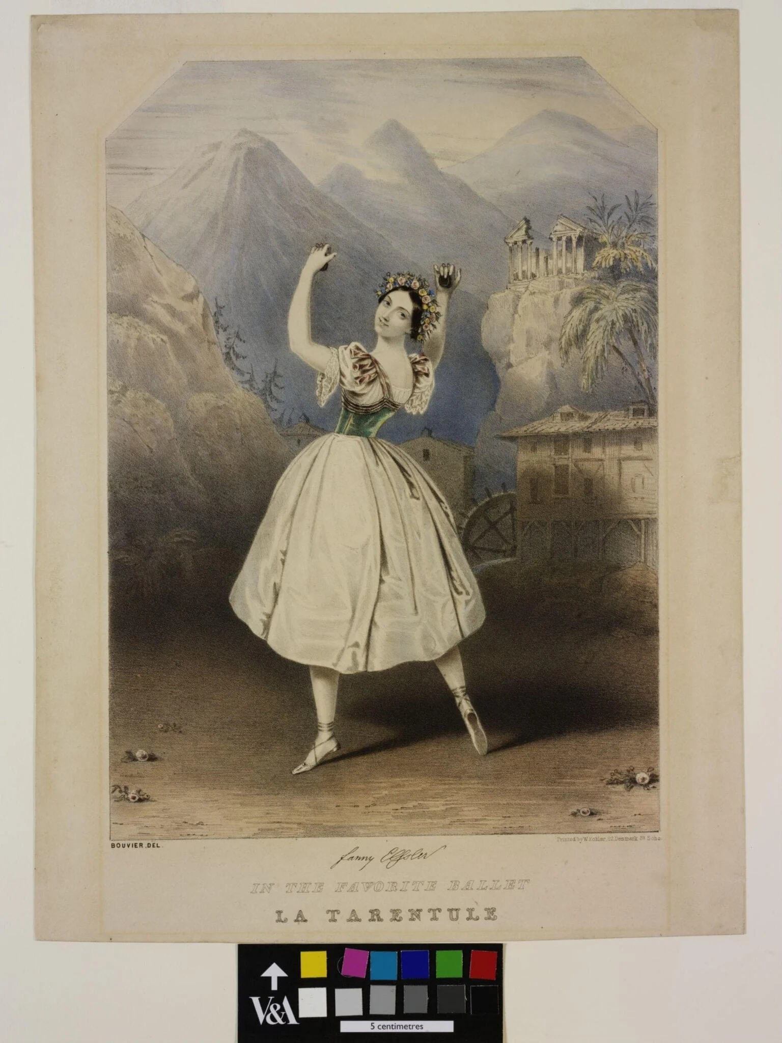 Fanny Elssler in La Tarentule, detail