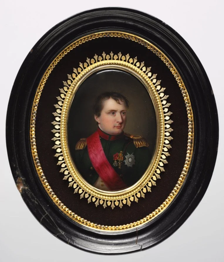 Portrait of Napoleon I, Emperor of the French, detail
