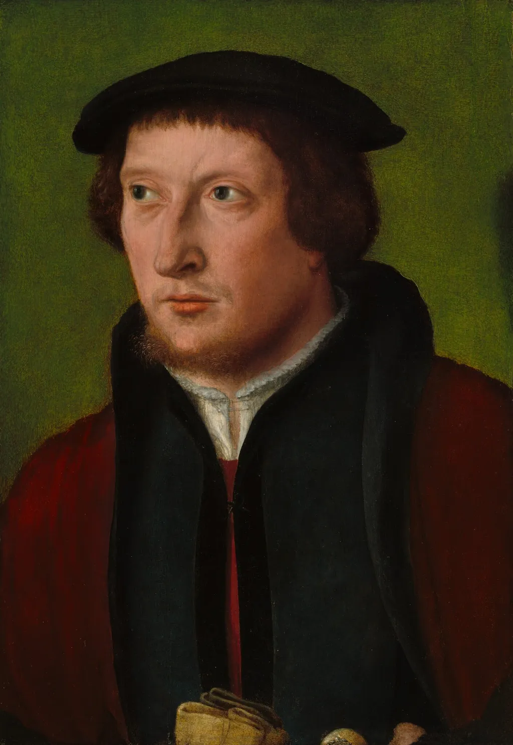 Portrait of a Man, by Bartholomaeus Bruyn the Elder, oil, 1535