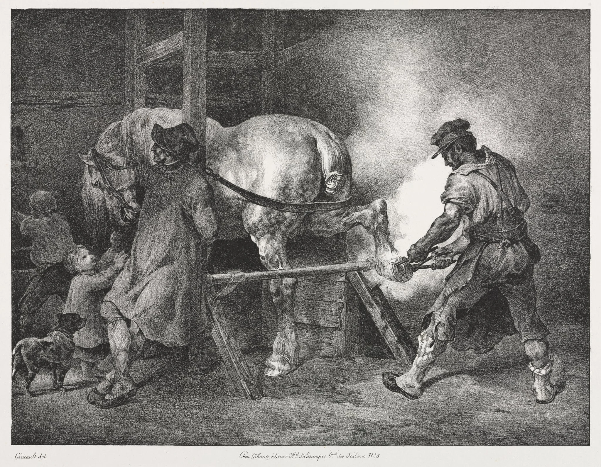 The Flemish Blacksmith, detail