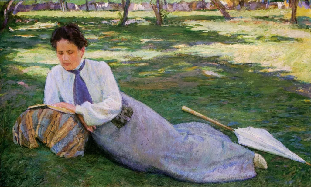 The artis's wife: Zhoustin, by Yeghishe Tadevosyan, oil, 1903