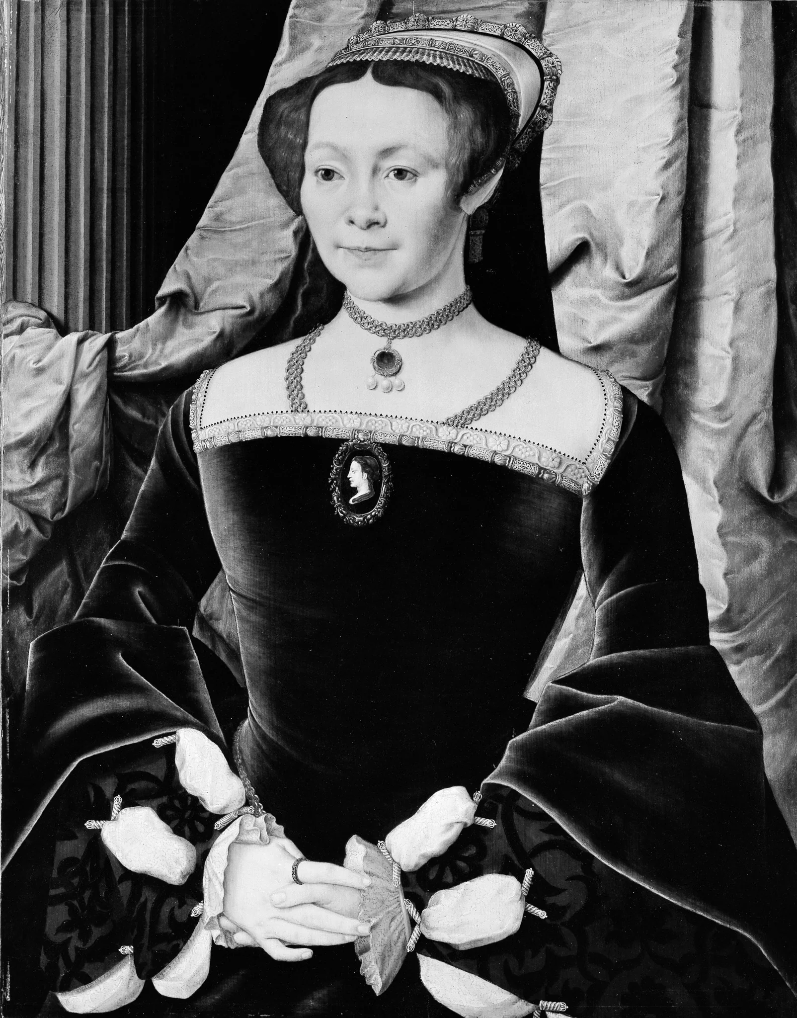 Portrait of a Woman, detail