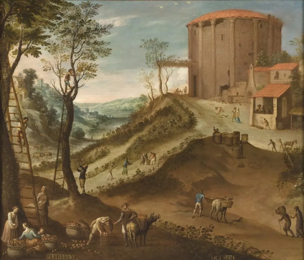 The Twelve Months of the Year (Los doce meses del año), by Antonio de Espinosa, unspecified, 1650