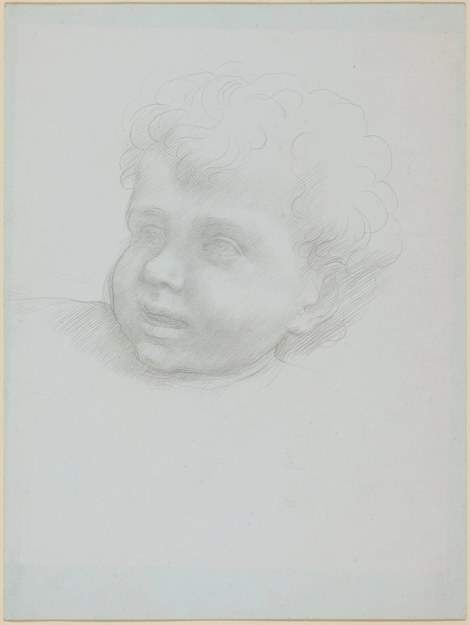 Head of a Child, detail
