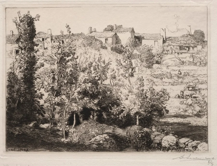 Village of Meule, detail