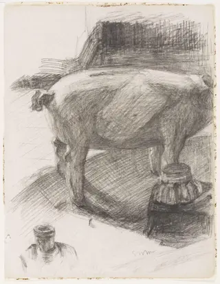 Piggie Bank, by James Sydney Ensor, 1880