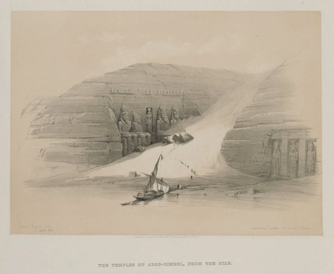 Egypt and Nubia, Volume II: Excavated Temples of Abo Simble, Nubia, detail