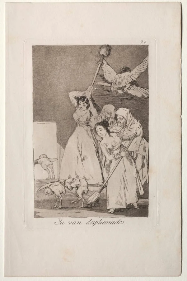 There They Go Plucked, Plate 20, detail