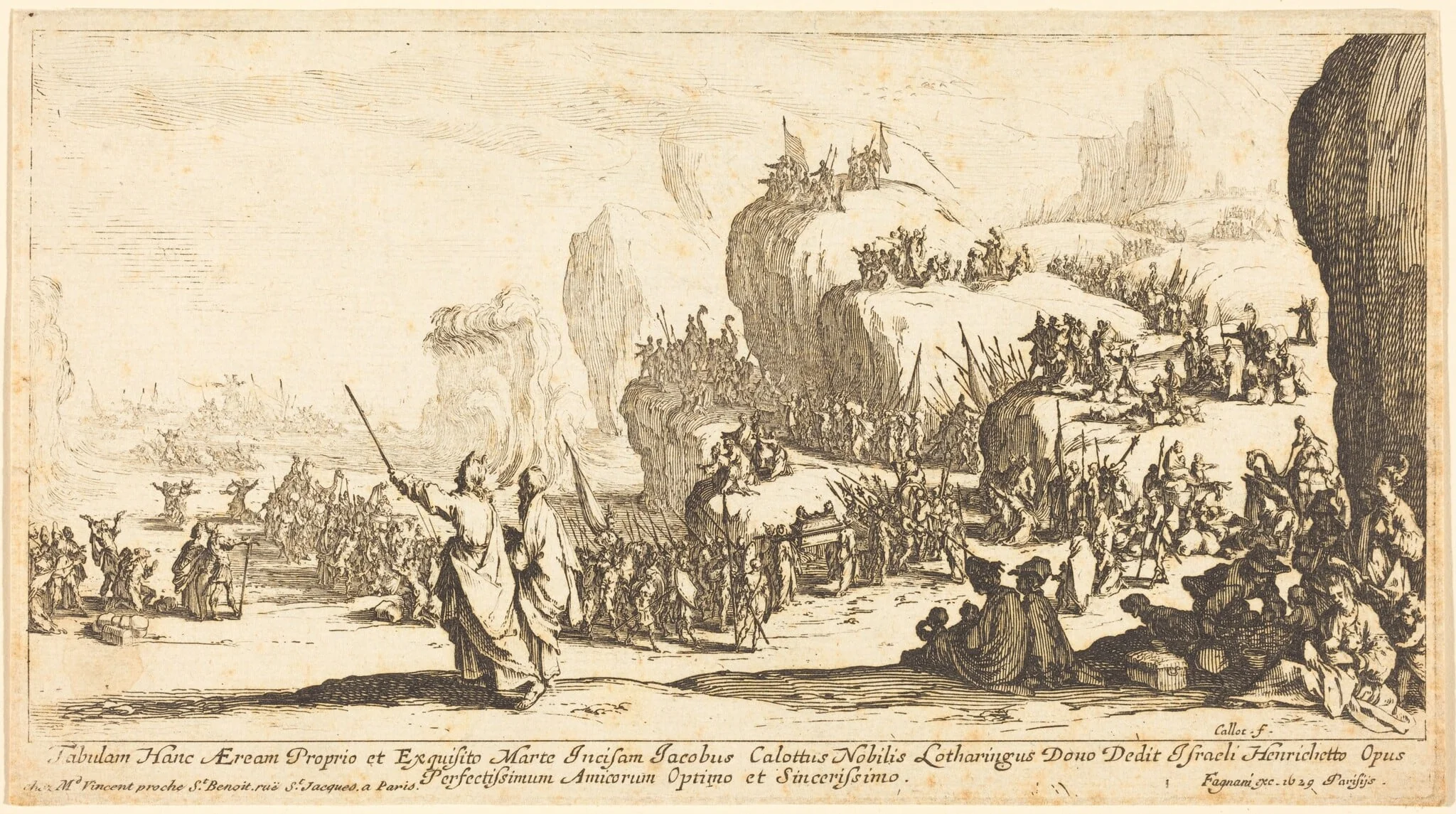 The Crossing of the Red Sea, detail