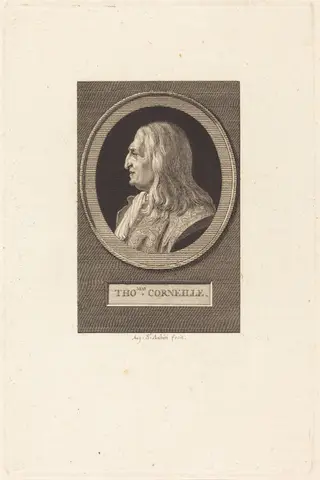 Thomas Corneille, by Augustin de Saint-Aubin, ink, 1805