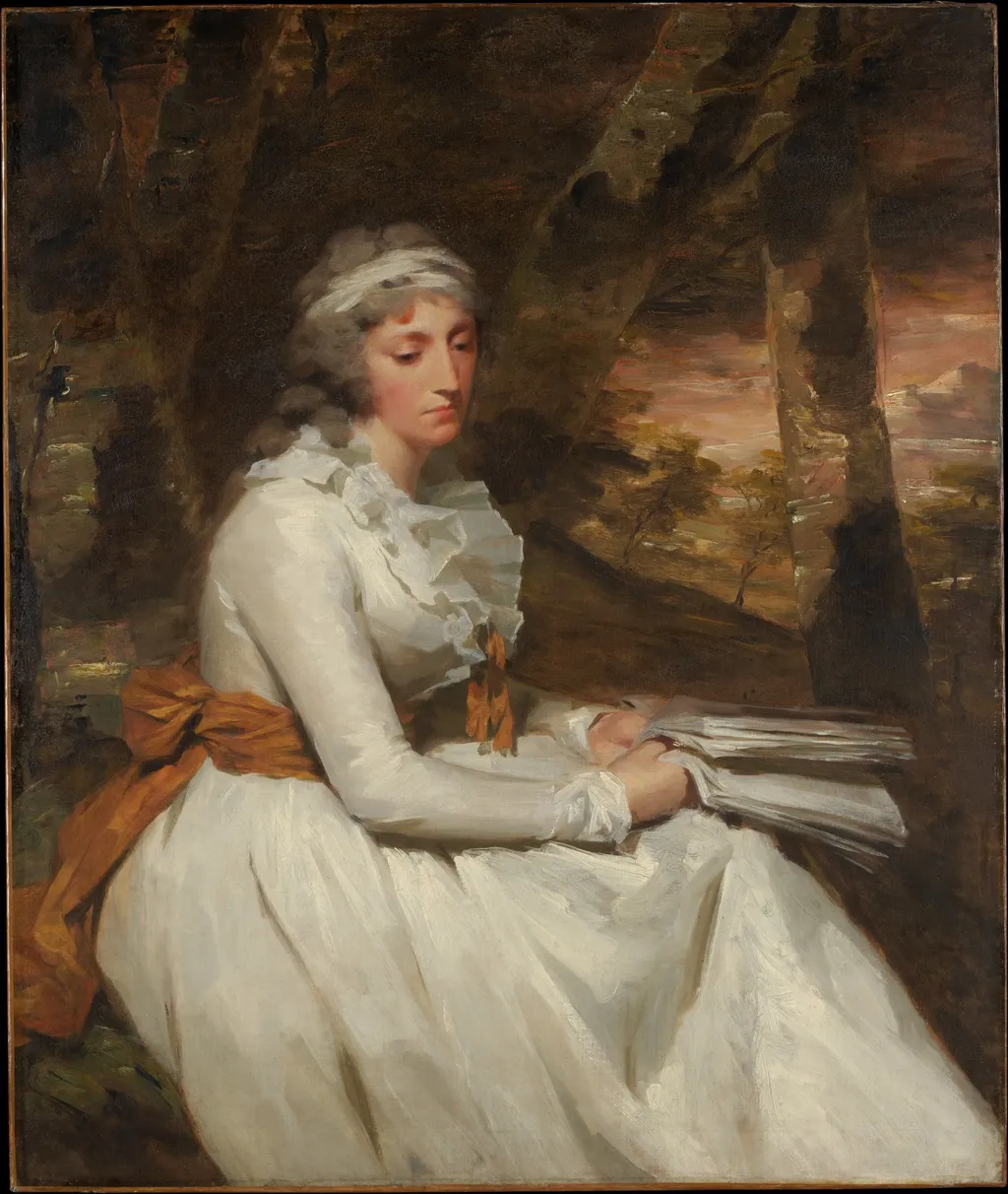 Mrs. Richard Alexander Oswald (Louisa Johnston, ?born about 1760, died 1797), by Henry Raeburn, oil, 1798