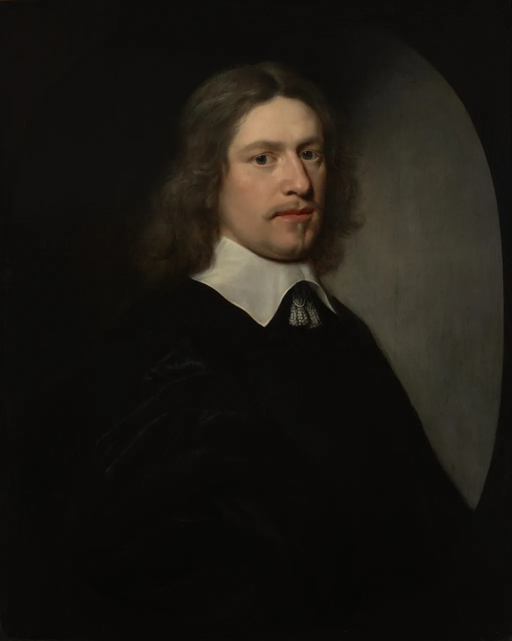 Portrait of a Man, by Pieter Nason, oil, 1660