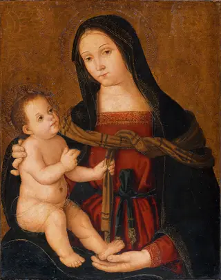 Madonna and Child, by Antoniazzo Romano, unspecified, 1479