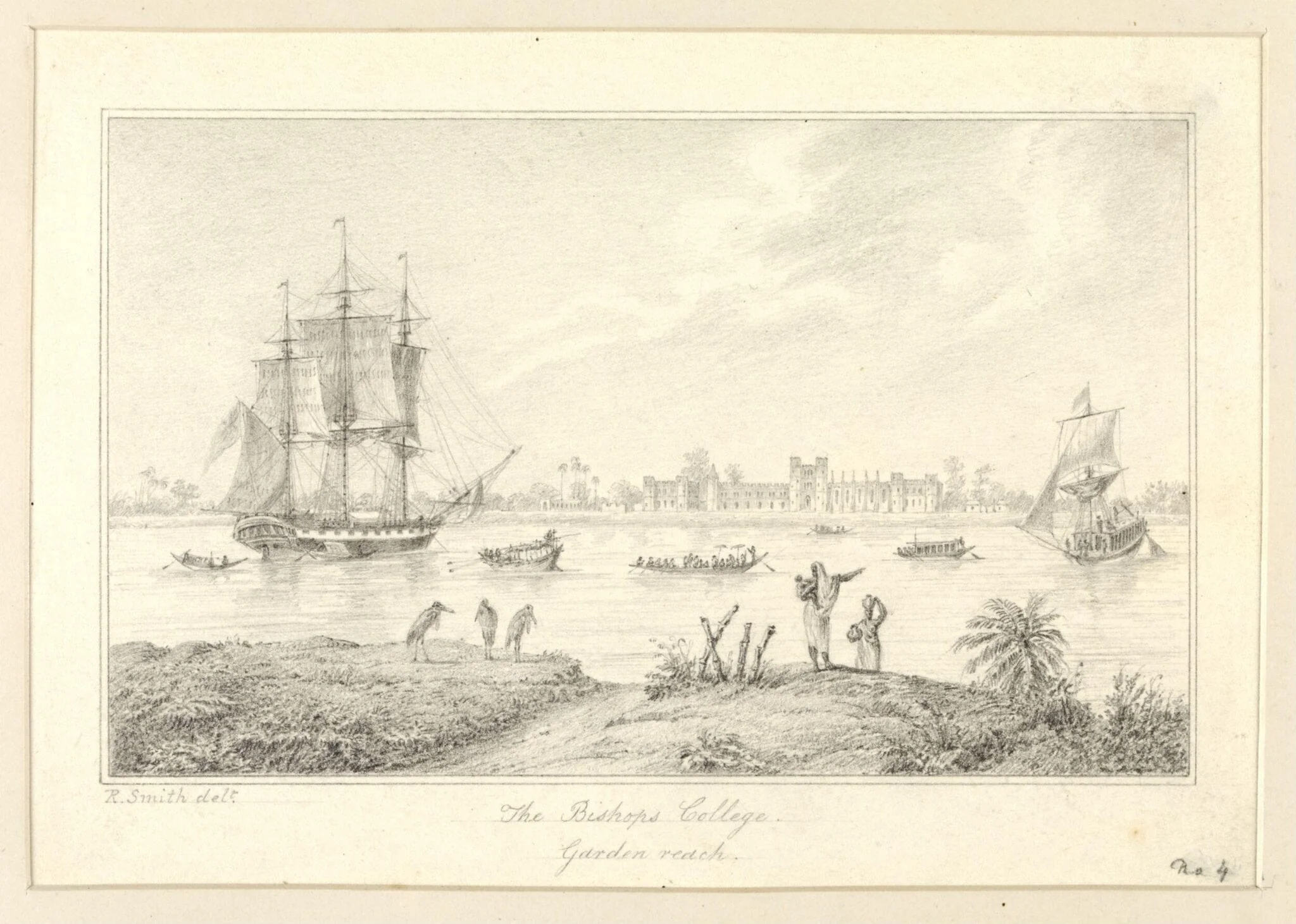 The Bishop's College, Garden Reach, Calcutta, detail