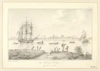 The Bishop's College, Garden Reach, Calcutta, by Robert Captain Smith, 1830