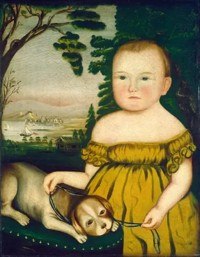 Joshua Lamb, by Abram Ross Stanley, oil, 1842