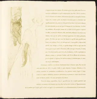 Yvette Guilbert, by Henri de Toulouse-Lautrec, ink, 1894