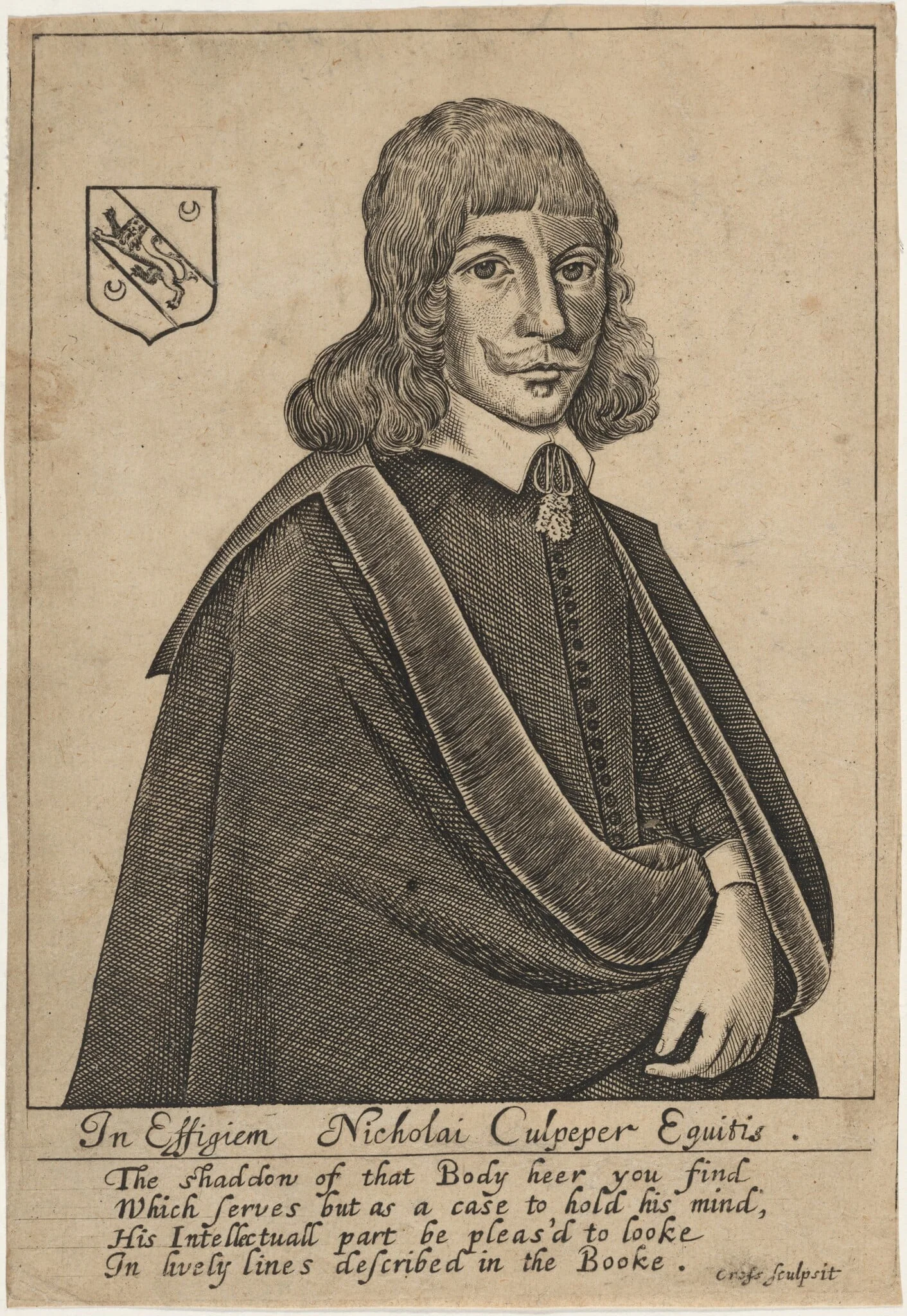 Nicholai Culpeper, Equitus, detail