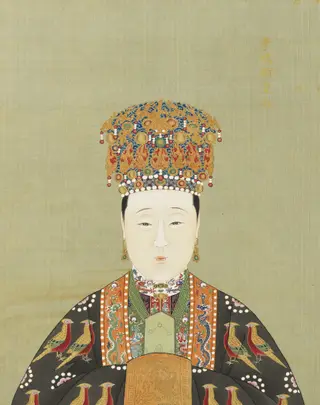 明代帝后半身像册（二）-孝端显皇后