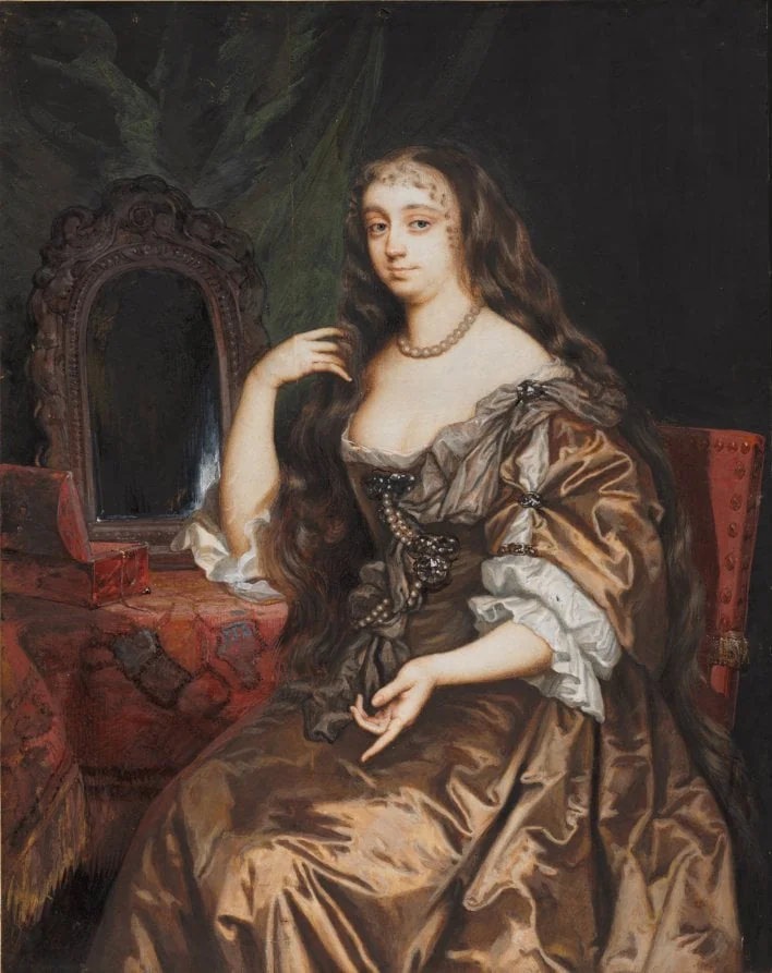 Portrait of Anne Hyde, Duchess of York, detail